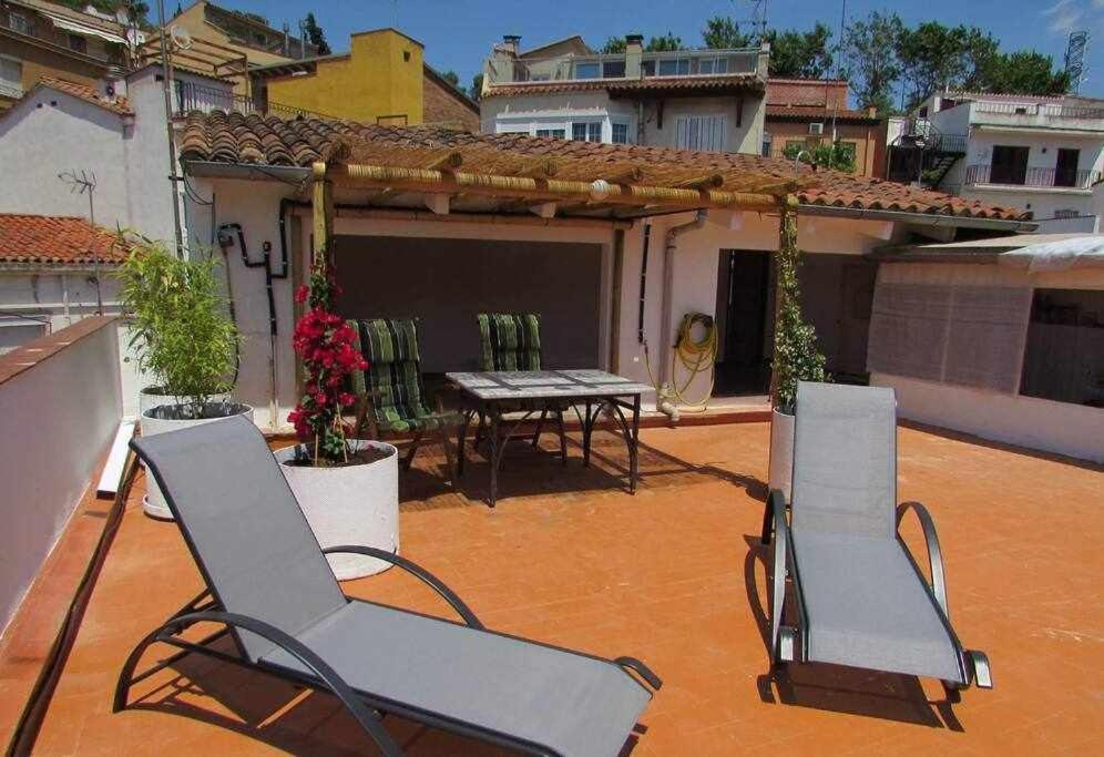 Apartamento Con Increibles Vistas Y Terraza Girona Esterno foto